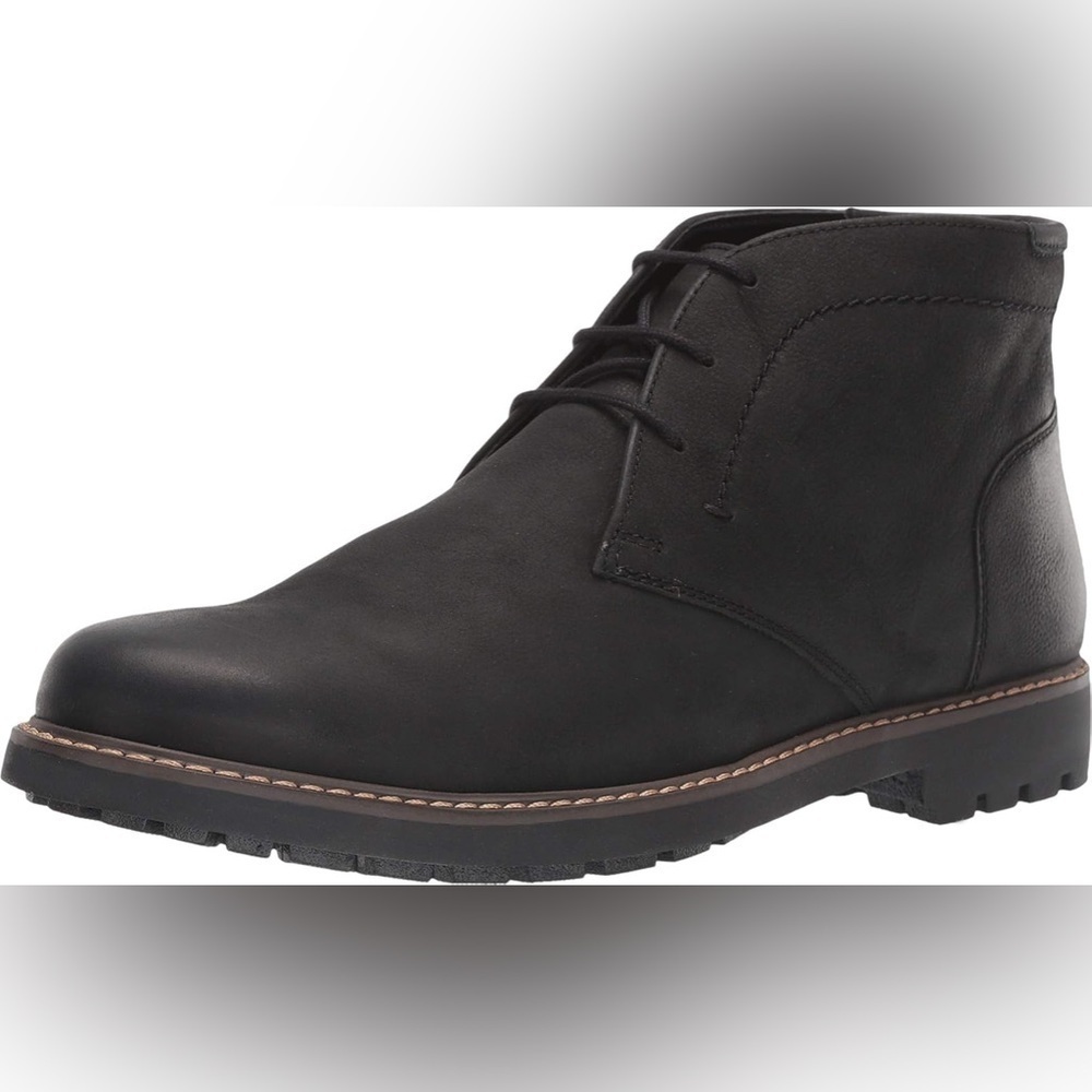 NWOB Florsheim Men’s Chukka Leather Field Boot in Black in size 8.5